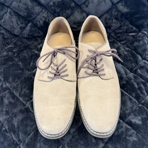 Banana Republic Men's‎ Tan Suede Oxford Shoes Size 9 Lace-Up